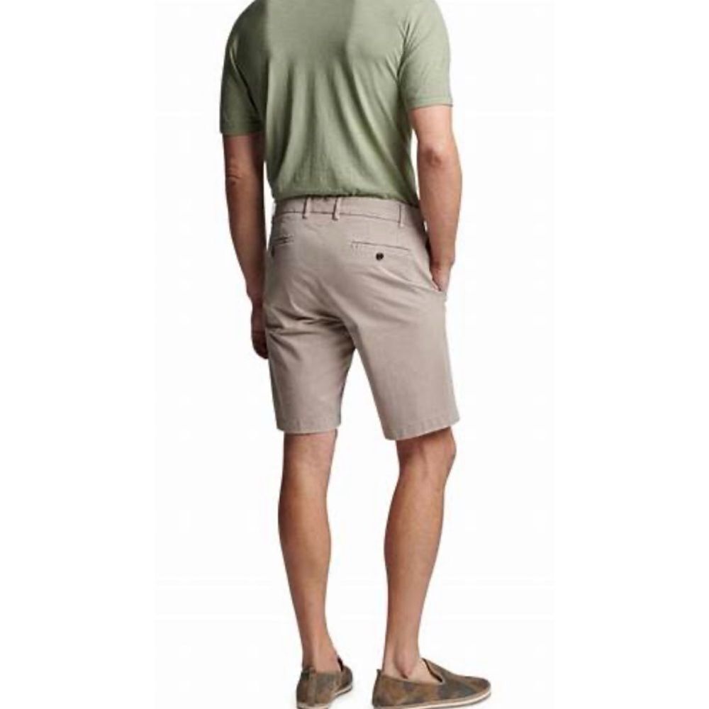 Peter Millar Men's Flat Front 100% Pima Cotton Shorts Khaki Chino Golf Size 40